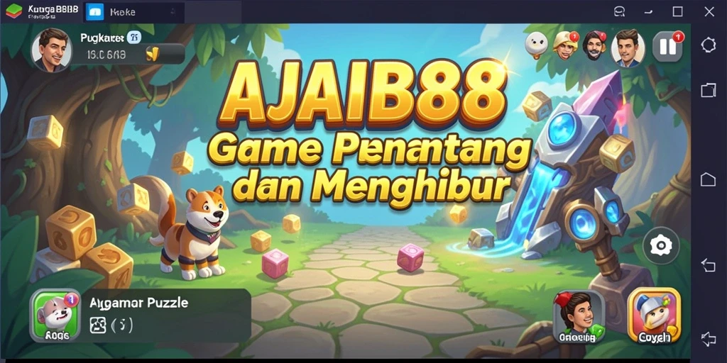 Tampilan screenshot AJAIB88 yang menampilkan gameplay Puzzle yang seru.