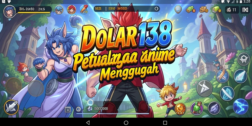 Tampilan gameplay DOLAR138 dengan karakter Anime yang menarik.