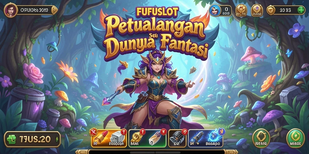 Tangkapan layar FUFUSLOT menampilkan aksi seru dalam gameplay petualangan.