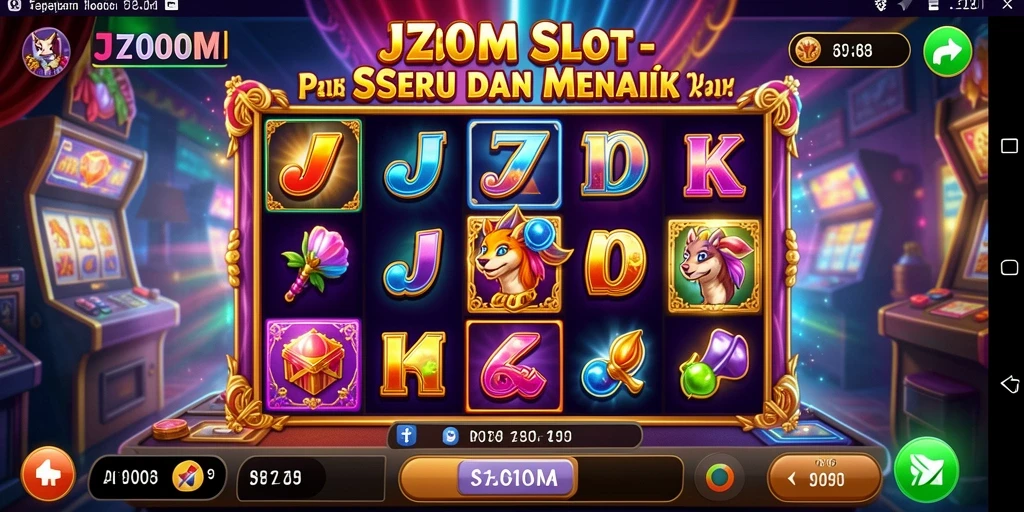 Tampilan gameplay J200M yang menarik dan menghibur dalam permainan Slot.