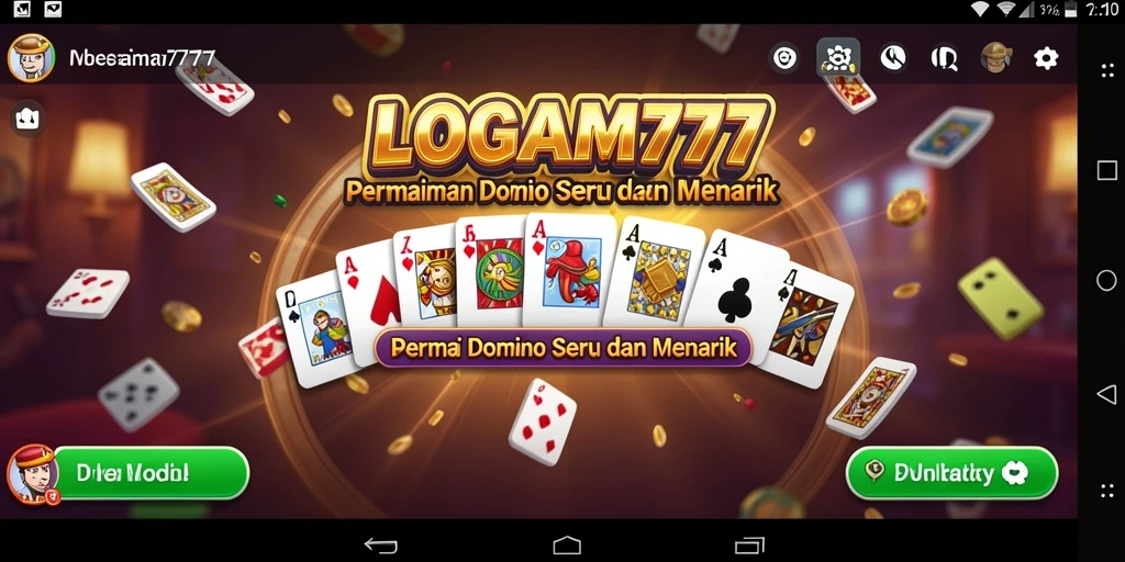 Tampilan gameplay LOGAM777 menampilkan keseruan dan interaksi pemain.