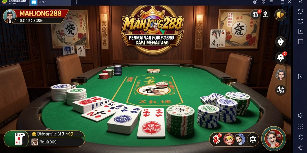 Gameplay seru di MAHJONG288 menampilkan momen mendebarkan dalam poker.