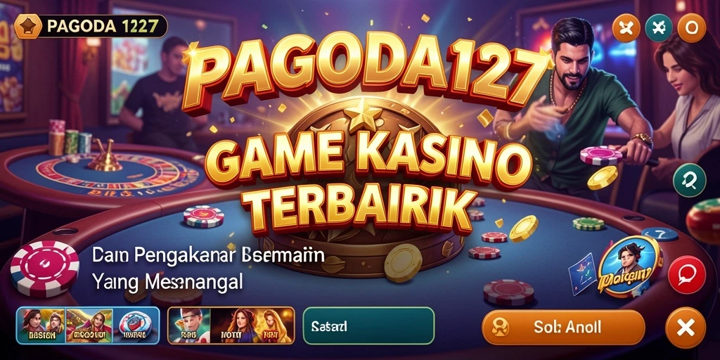Screenshot utama PAGODA127 menampilkan gameplay Kasino yang menarik dan seru.