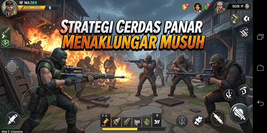 Tampilan layar utama WA369 yang menunjukkan strategi gameplay mendebarkan.
